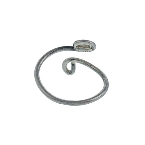 Vintage Sterling Silver 925 Twisted Wire Ring Size 3.5 - Picture 3 of 8